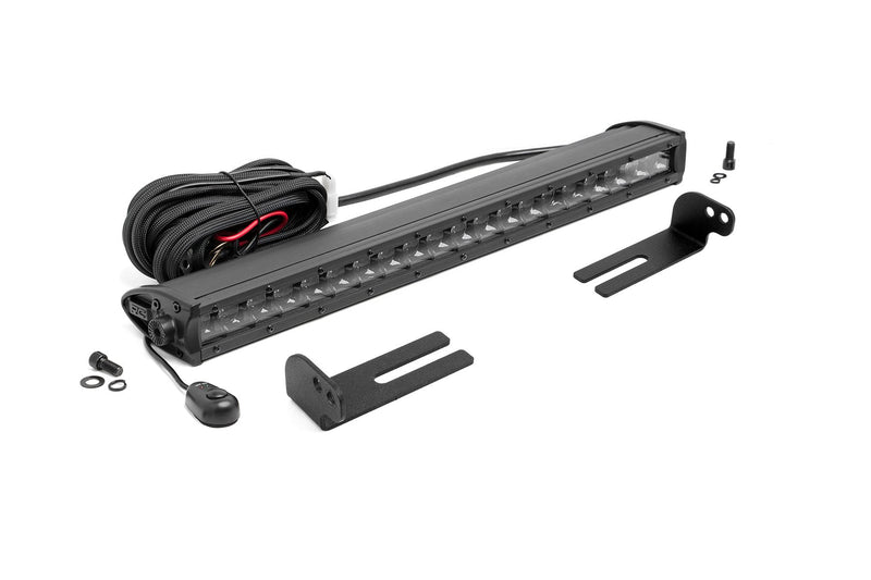 LED Light Kit | Under Bed Mount | 20" Black Single Row | Honda Pioneer 1000/Pioneer 1000-6