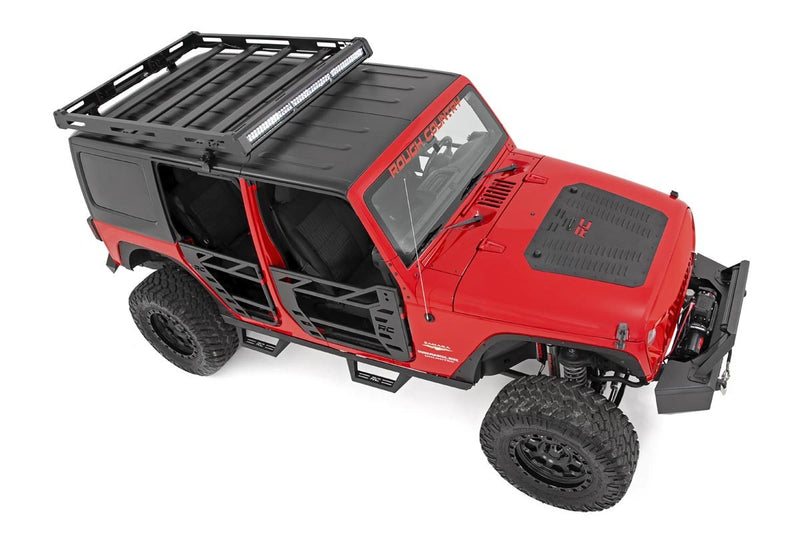 Rough Country Tubular Doors | Front and Rear | Jeep Wrangler JK/Wrangler Unlimited  (07-18)