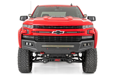 LED Light Kit | Ditch Mount | 2" Black Pair | Amber DRL | Chevy Silverado 1500 (19-26)