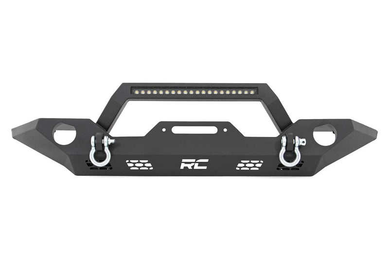 Rough Country Front Bumper | Sport | OE Fog | Jeep Gladiator JT/Wrangler JK & JL/Wrangler Unlimited 4WD