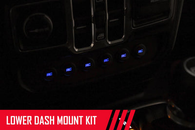 Rough Country MLC-6 | Muliple Light Controller | Lower Dash | Jeep Wrangler JL/Wrangler Unlimited (18-25)