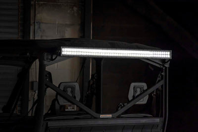 LED Light Kit | Cab Mount | 50" Black Dual Row | Can-Am Defender MAX HD10