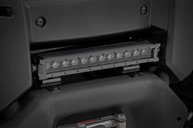 Rough Country 12 Inch Black Series LED Light Bar | Single Row | Cool White DRL