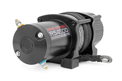 Rough Country 4500-LB Winch W/ Remote | UTV | Synthetic Rope