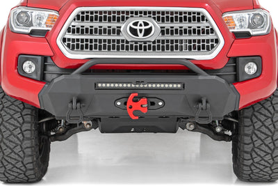 Rough Country Front Bumper | Hybrid | 20" Blk LED | 12000S | Toyota Tacoma 2WD/4WD (16-23)