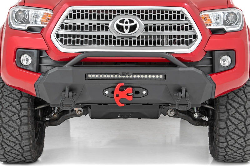 Rough Country Front Bumper | Hybrid | 20" Blk LED | 12000S | Toyota Tacoma 2WD/4WD (16-23)