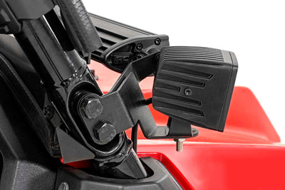 LED Light Kit | Cage Mount | 2" Black Pair | White DRL | Honda Pioneer 1000/Pioneer 1000-6