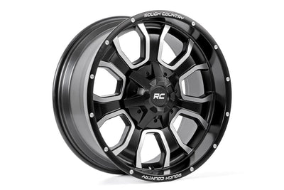 Rough Country Rough Country 93 Series Wheel | One-Piece | Matte Black | 20x10 | 8x6.5 | -18mm