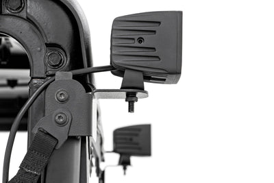 LED Light Kit | Rear Mount | 2" Black Pair | Spot | Polaris Ranger XP 1000