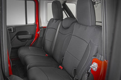 Seat Covers | Front and Rear | Jeep Wrangler Unlimited 4WD (2018-2025)