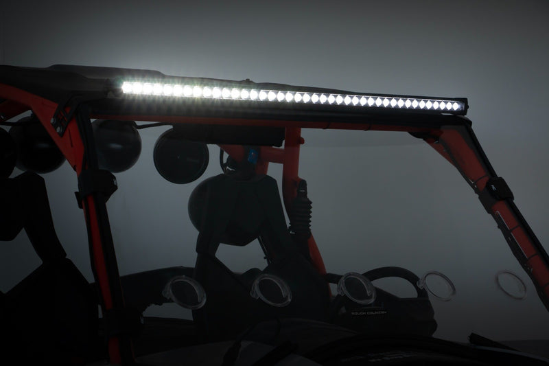 Rough Country 40 Inch Black Series LED Light Bar | Curved | Single Row