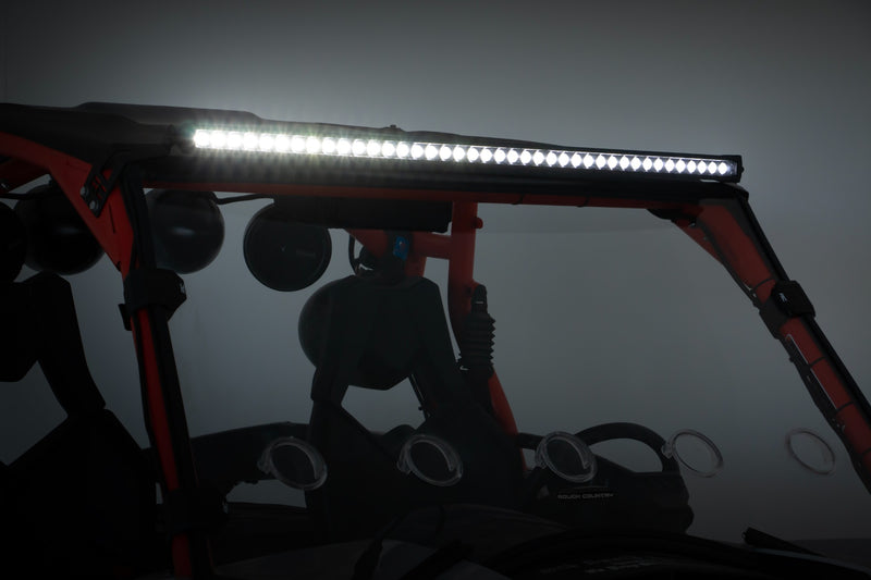 LED Light Kit | Front Mount | 40" Black Single Row | Can-Am Commander Max 1000