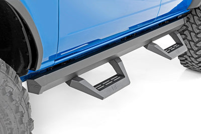 Rough Country SRX2 Adjustable Aluminum Step | Ford Bronco 4WD (2021-2025)