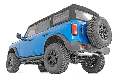 Rough Country SRX2 Adjustable Aluminum Step | Ford Bronco 4WD (2021-2025)