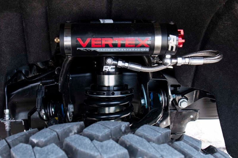 Vertex 2.5 Remote Reservoir Leveling Coilovers | 2 Inch | Chevy/GMC 1500 (07-18 & Classic)