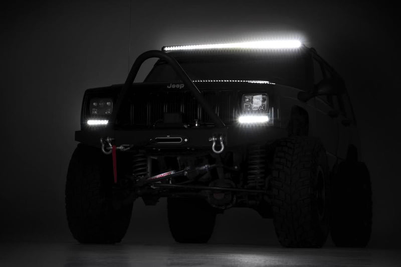 50 Inch Black Series LED Light Bar | Curved | Single Row