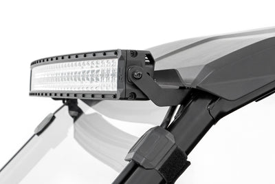 LED Light Kit | Front Mount | 40" Black Dual Row | White DRL | Honda Talon 1000