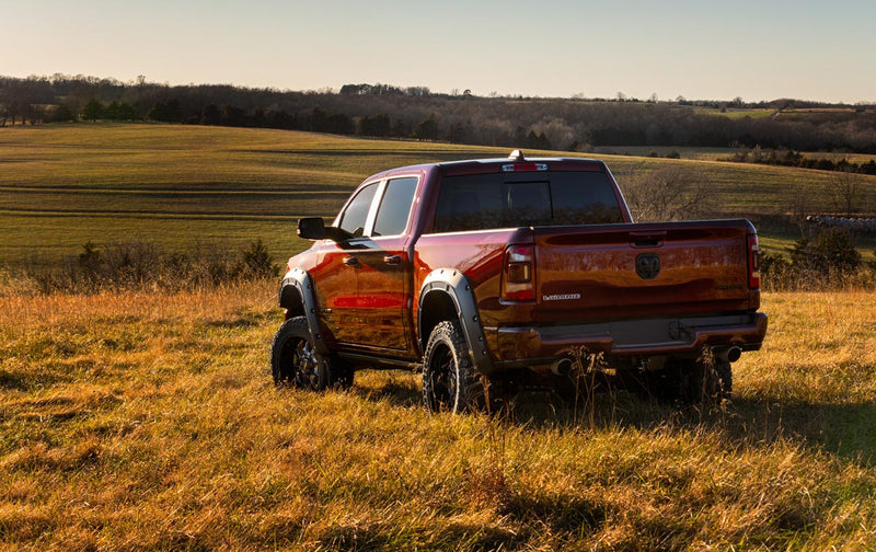 Rough Country Fender Flares | Defender | PXQ Black | Ram 1500 2WD/4WD (2019-2024)