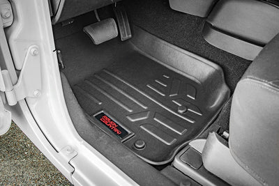 Floor Mats | FR & RR | 4 Door | Jeep Wrangler Unlimited 4WD (2018-2025)