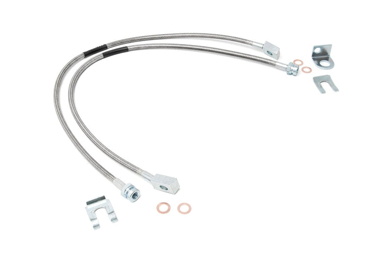 Brake Lines | Stainless | FR | 4-6" Lift | Jeep Wrangler TJ (97-06)/Wrangler Unlimited (04-06)