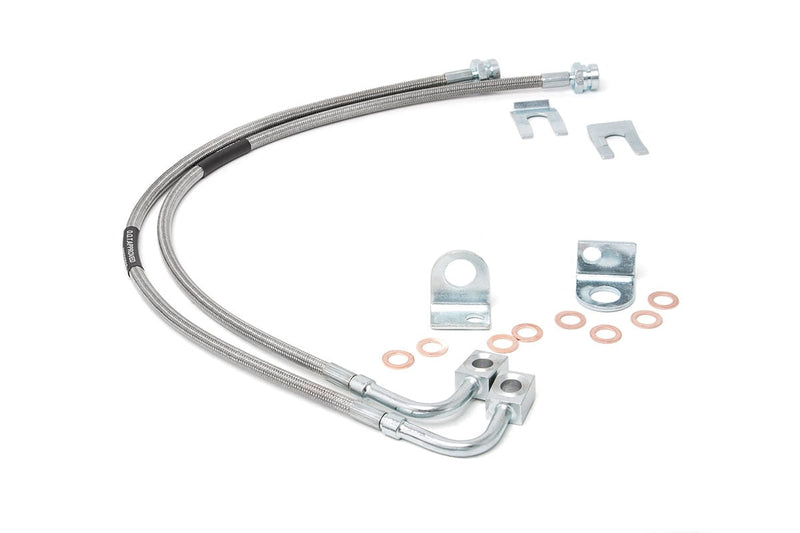Brake Lines | Stainless | Front | 4-6 Inch Lift | Jeep Wrangler JK/Wrangler Unlimited (07-18)