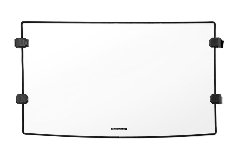 Rough Country Full Windshield | Scratch Resistant | Can-Am Defender HD 8/HD 9/HD 10