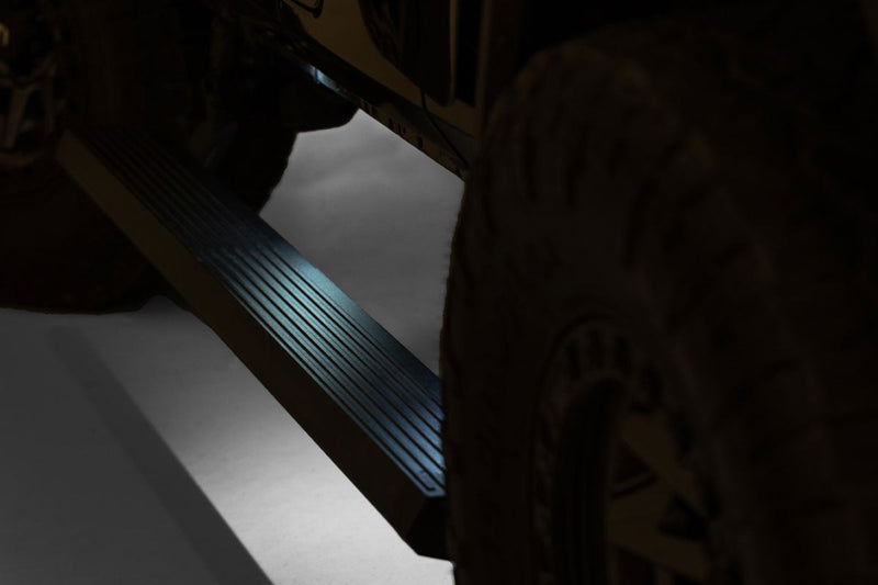 Rough Country Power Running Boards | Dual Electric Motor | 4 Door | Jeep Wrangler Unlimited (07-18)