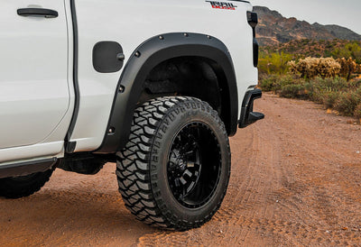 Rough Country Pocket Fender Flares | GCN Victory Red | Chevy Silverado 1500 2WD/4WD (19-21)