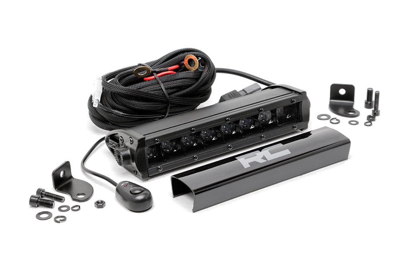 Rough Country 8 Inch Black Series LED Light Bar | Single Row