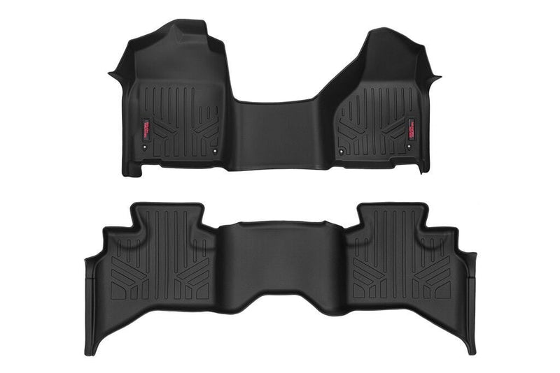 Rough Country Floor Mats | One Piece FR & RR |Quad Cab | Ram 1500 2WD/4WD (2012-2018 & Classic)