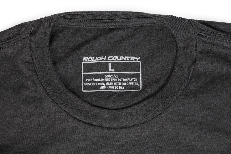 Rough Country T-Shirt | Born & Raised | Black | LG