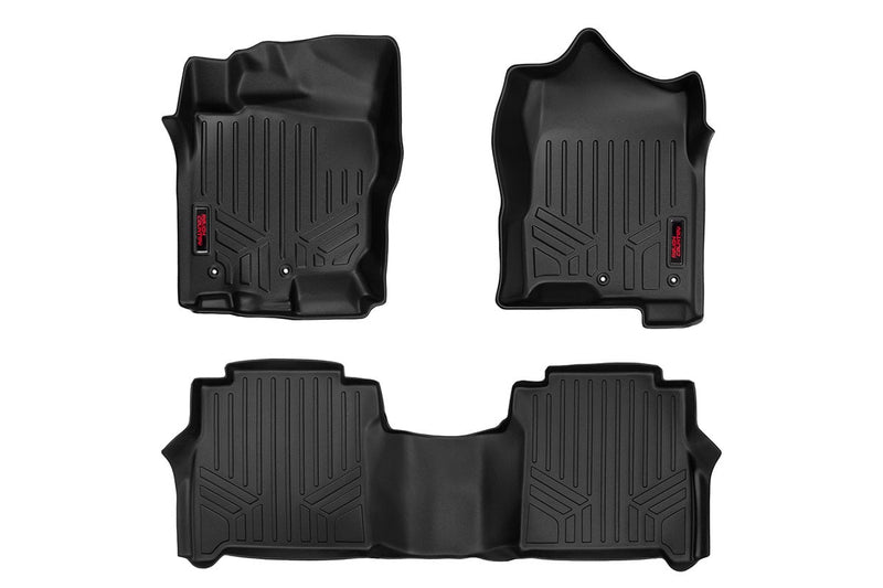Rough Country Floor Mats | FR & RR | Crew Cab | Nissan Titan (17-24)/Titan XD (16-24)