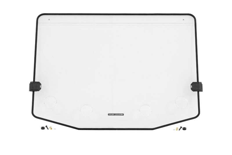 Vented Full Windshield | Scratch Resistant |┬á Polaris RZR XP4 1000
