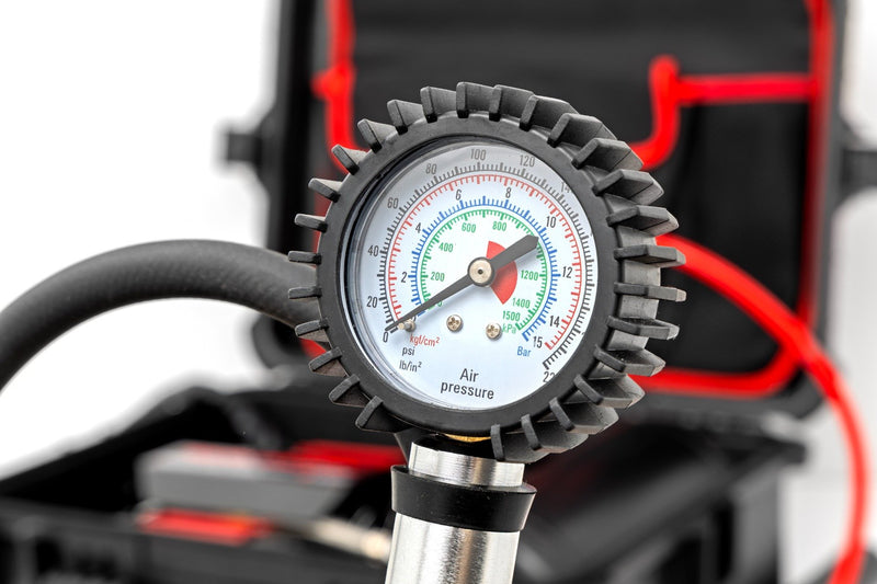 Portable Twin Motor Air Compressor w/Carry Case | 12 Volt | 150PSI | 6.16 CFM