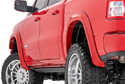 Rough Country Sport Fender Flares | PXJ Diamond Black | Ram 1500 2WD/4WD (2019-2024)