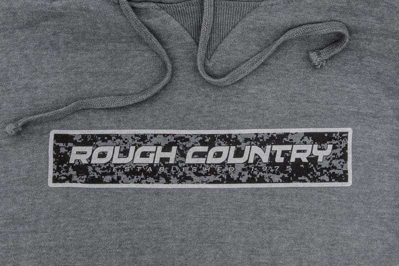 Rough Country Hoodie | Digital | Grey | LG