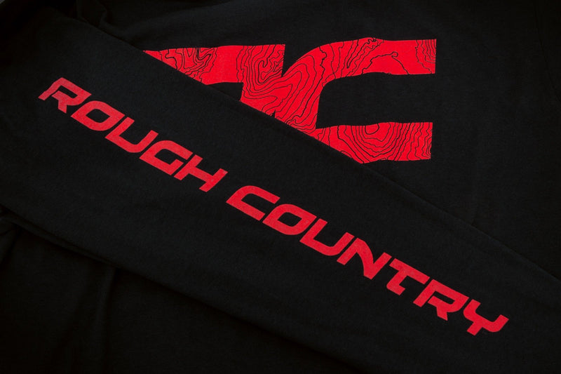 Rough Country Long Sleeve | RC Tread Sleeve | Black| LG