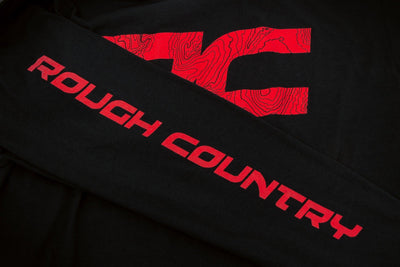 Rough Country Long Sleeve | RC Tread Sleeve | Black| MD