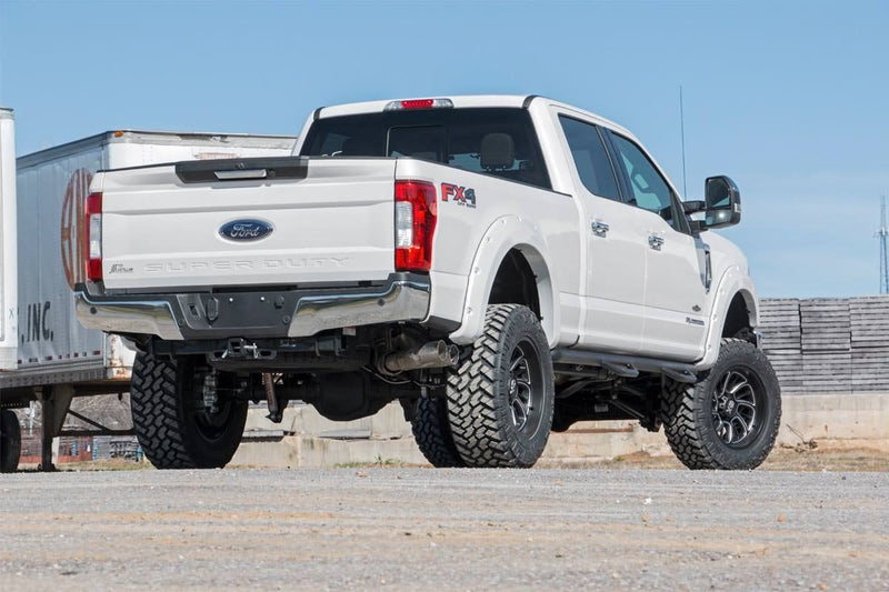 Rough Country Pocket Fender Flares | Z1 Oxford White | Ford F-250/F-350 Super Duty (17-22)
