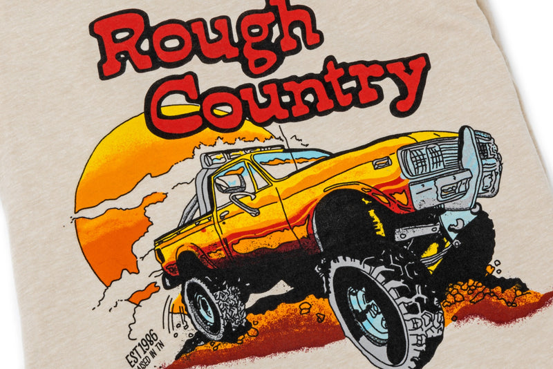 Rough Country T-Shirt | Throwback | Cream | MD