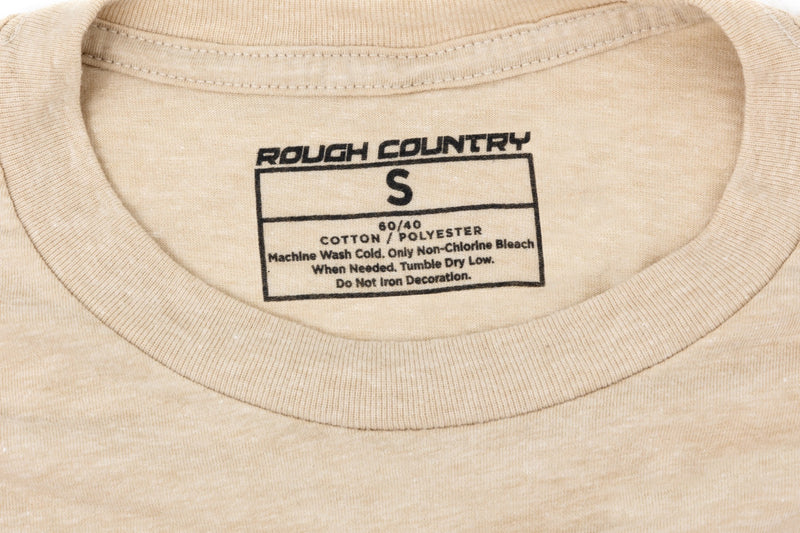 Rough Country T-Shirt | Throwback | Cream | 2XL