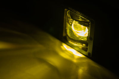 Rough Country 2 Inch Black Series LED Light Pods | SAE Fog | Yellow