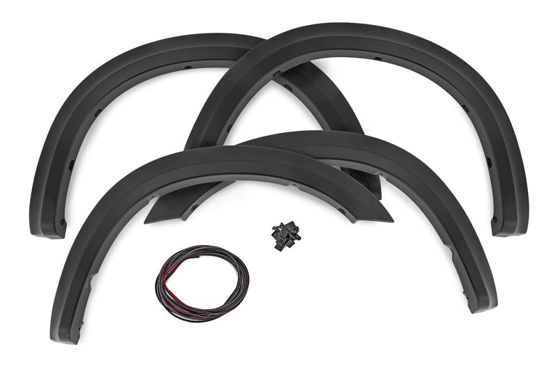 Rough Country Fender Flares | Sport | PS2 Bright Silver Metallic | Ram 2500/3500 (19-25)