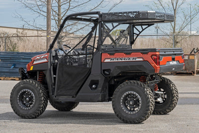Cargo Rack | Dual 2" Black LED Pairs | Flush Mount | Polaris Ranger XP 1000
