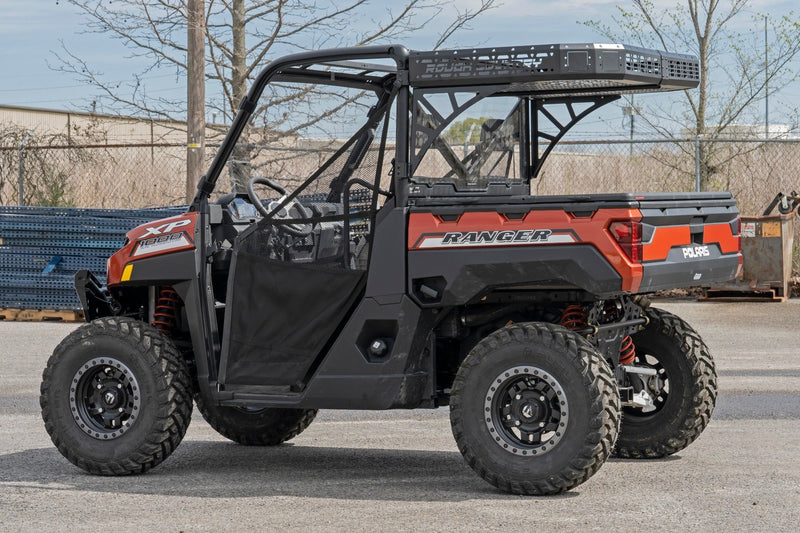 Cargo Rack | Dual 2" Black LED Pairs | Flush Mount | Polaris Ranger XP 1000