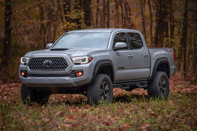 Rough Country Fender Flares | Sport | 1D6 Silver Sky Metallic | Toyota Tacoma (16-23)