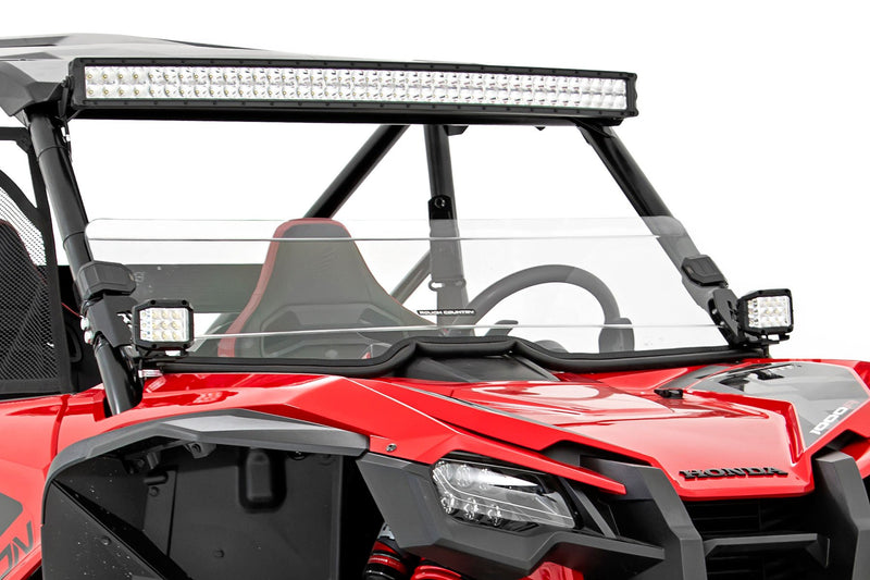 Rough Country Half Windshield | Scratch Resistant | Honda Talon 1000