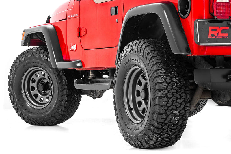 Rough Country Steel Wheel | Gray | 17x9 | 6x5.5 | 4.25 Bore | -12