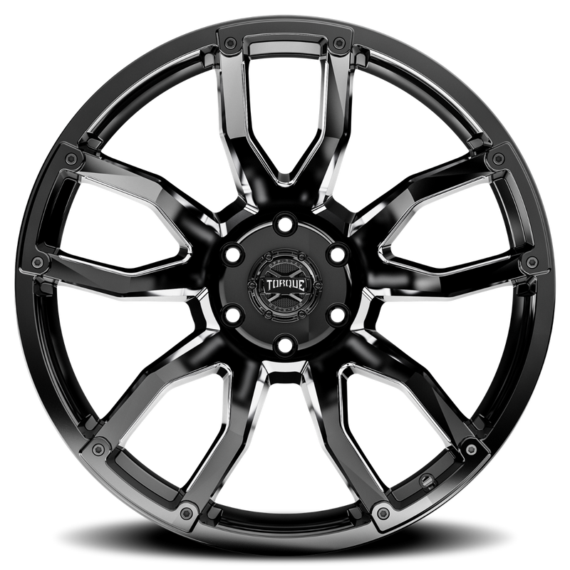 Torque Impact | Gloss Black w/Milled Accents | 20x9 | 6x5.5 | -12mm