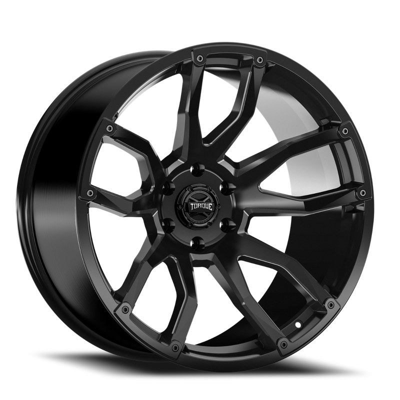 Torque Impact | Satin Black| 20x9 | 6x135 | -12mm